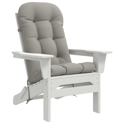 Zon Loungerkussen PUTTEN 100% Polyester Grijs 48 x 112 x 10 cm