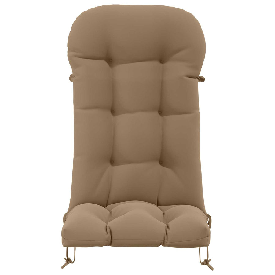 Zon Loungerkussen PUTTEN 100% Polyester Taupe 48 x 112 x 10 cm