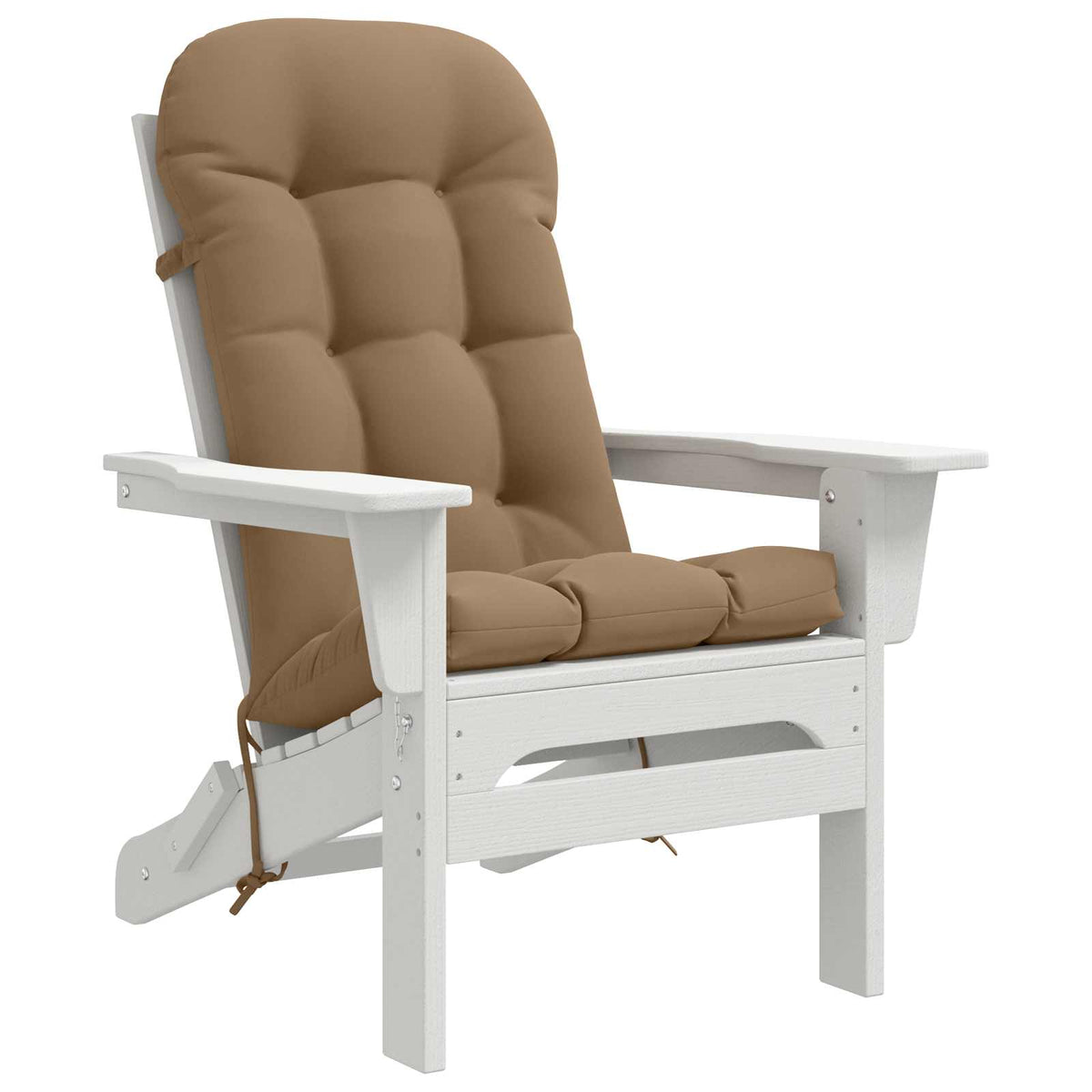 Zon Loungerkussen PUTTEN 100% Polyester Taupe 48 x 112 x 10 cm