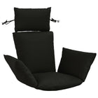 Adirondack Kussen PUTTEN 100% Polyester Zwart 60 x 145 x 10 cm