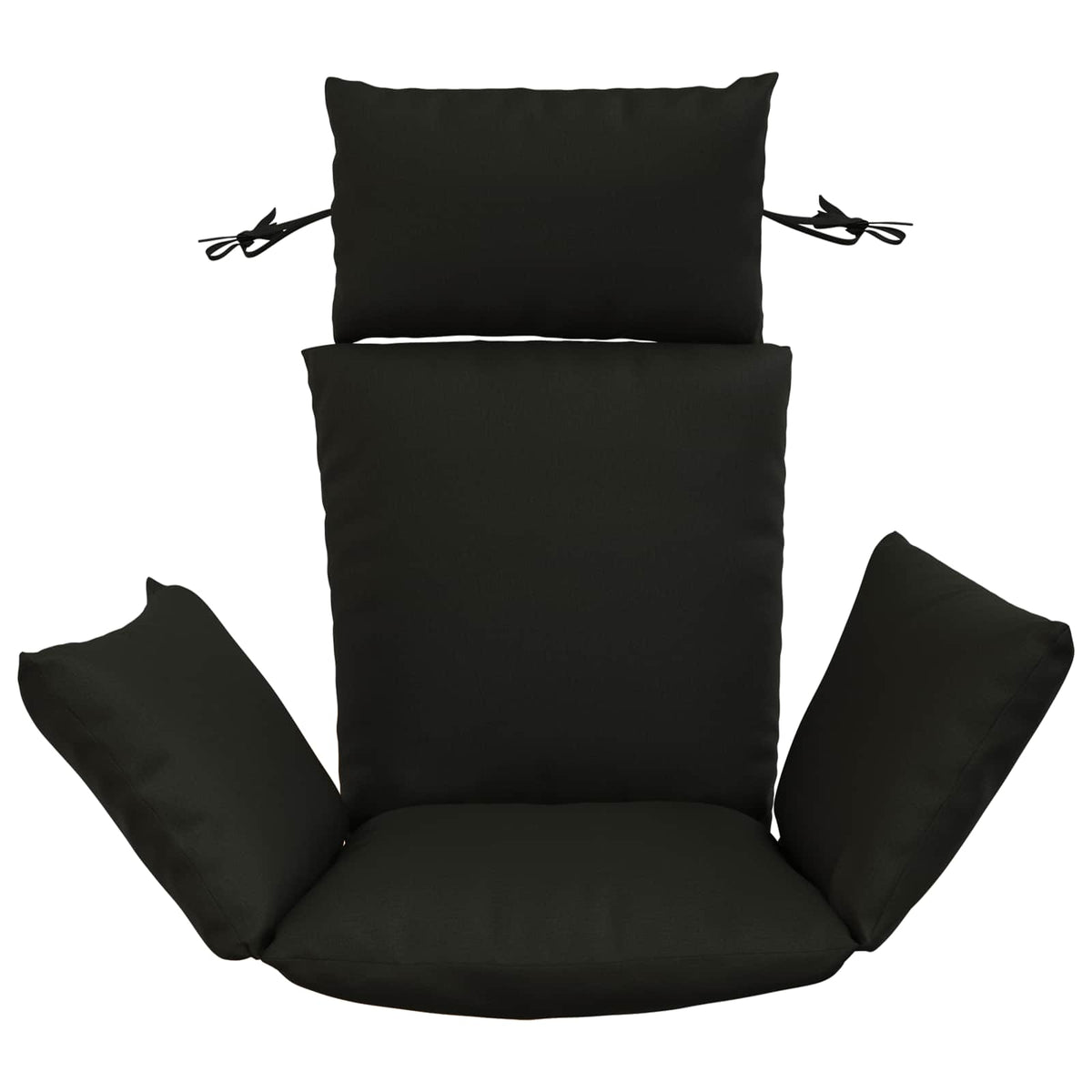 Adirondack Kussen PUTTEN 100% Polyester Zwart 60 x 145 x 10 cm