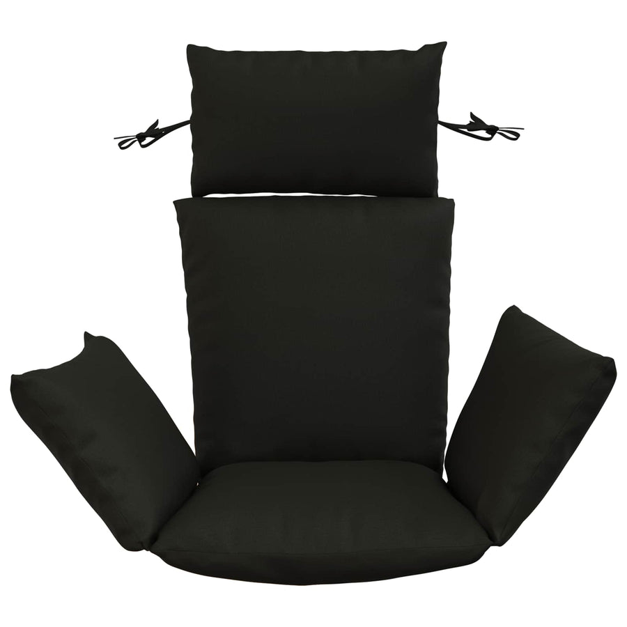 Adirondack Kussen PUTTEN 100% Polyester Zwart 60 x 145 x 10 cm