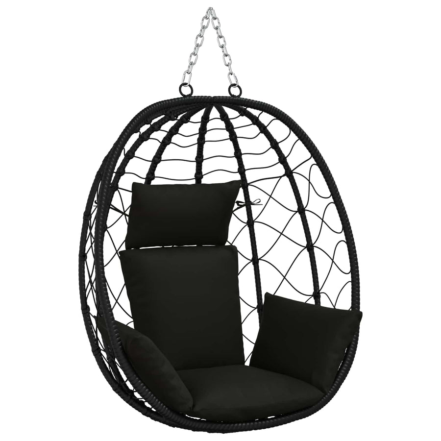 Adirondack Kussen PUTTEN 100% Polyester Zwart 60 x 145 x 10 cm
