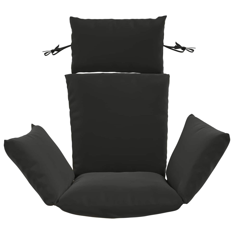 Adirondack Kussen PUTTEN 100% Polyester Zwart 60 x 145 x 10 cm