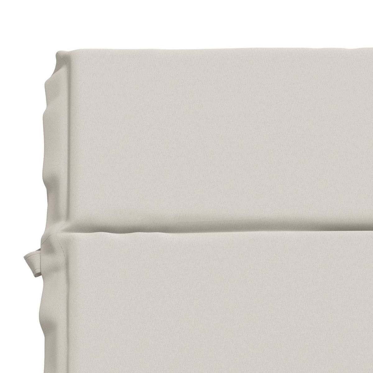 Ligstoel Kussen GEMERT 100% Polyester Wit 200 x 50 x 3 cm