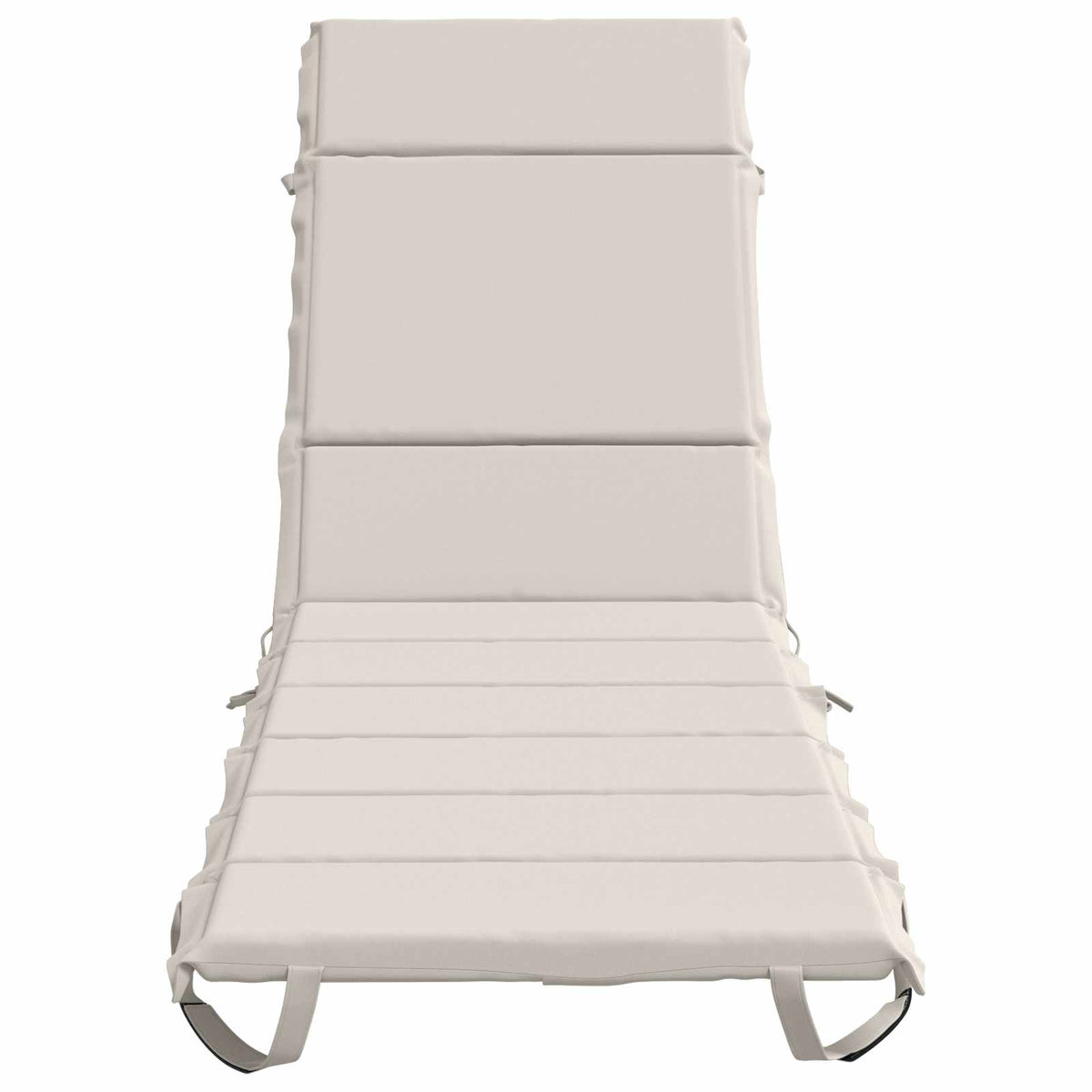 Ligstoel Kussen GEMERT 100% Polyester Wit 200 x 50 x 3 cm