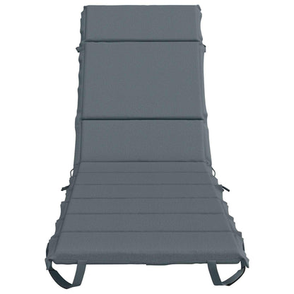 Ligstoel Kussen GEMERT 100% Polyester Blauw 200 x 50 x 3 cm