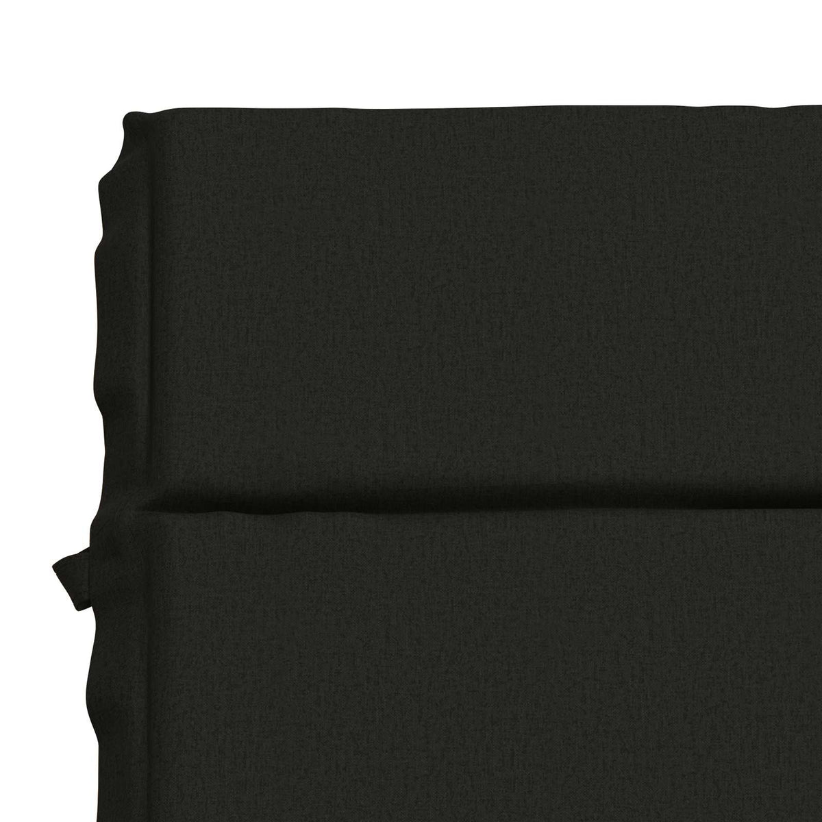Ligstoel Kussen GEMERT 100% Polyester Zwart 200 x 50 x 3 cm