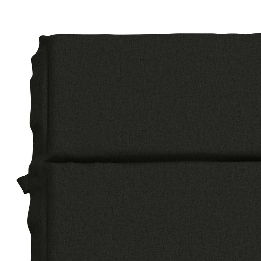 Ligstoel Kussen GEMERT 100% Polyester Zwart 200 x 50 x 3 cm
