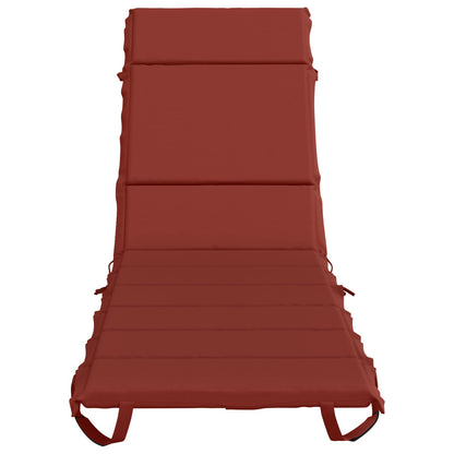 Ligstoel Kussen GEMERT 100% Polyester Rood 200 x 50 x 3 cm