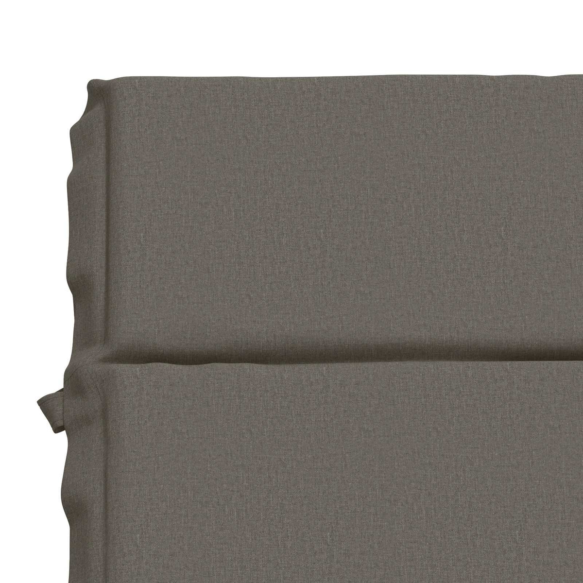 Ligstoel Kussen GEMERT 100% Polyester Grijs 200 x 50 x 3 cm
