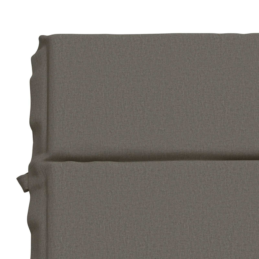 Ligstoel Kussen GEMERT 100% Polyester Grijs 200 x 50 x 3 cm