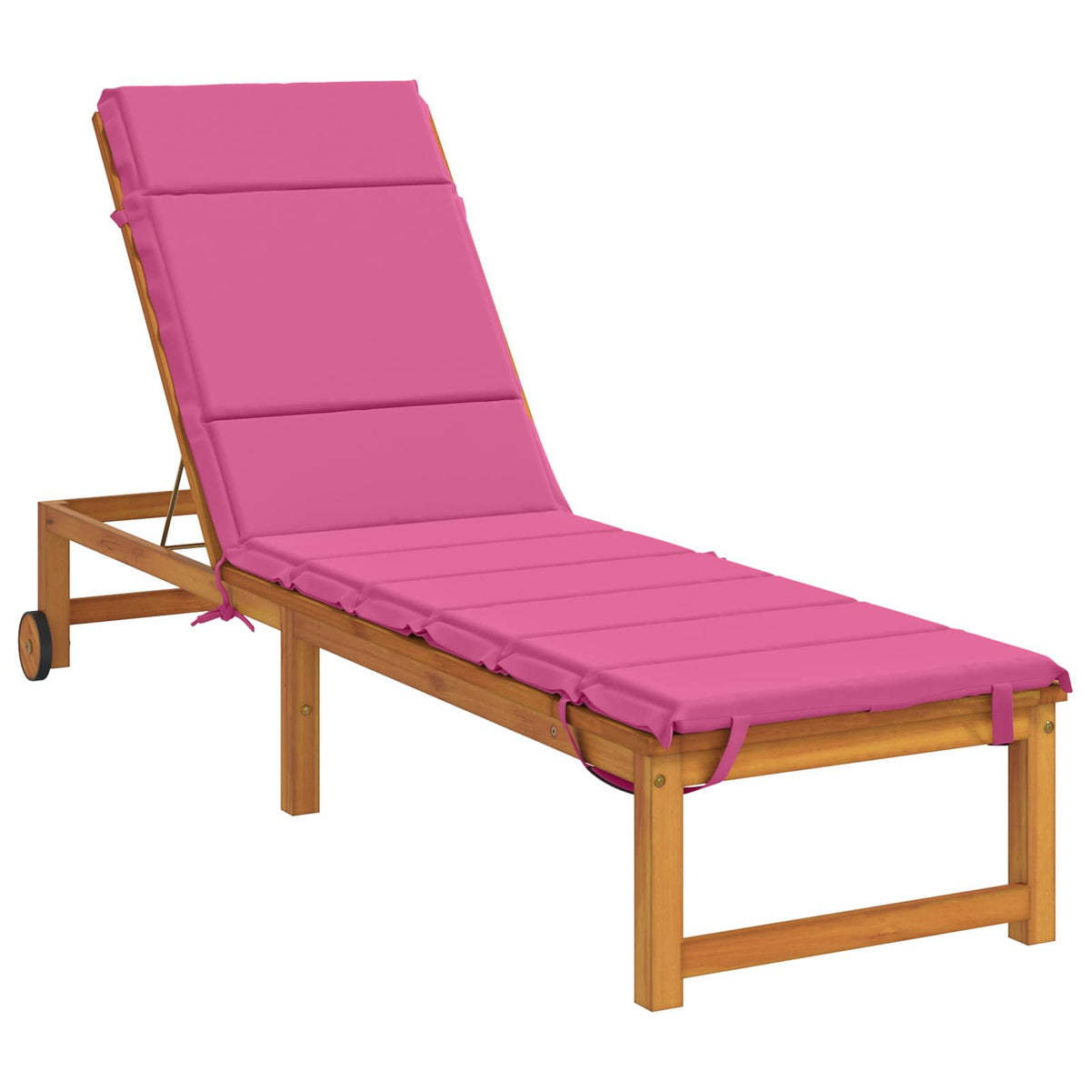 Ligstoel Kussen GEMERT 100% Polyester Roze 200 x 50 x 3 cm