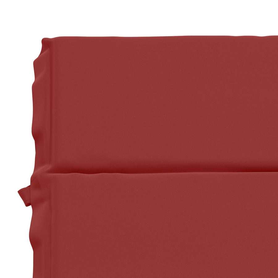 Ligstoel Kussen GEMERT 100% Polyester Wijnrood 200 x 50 x 3 cm