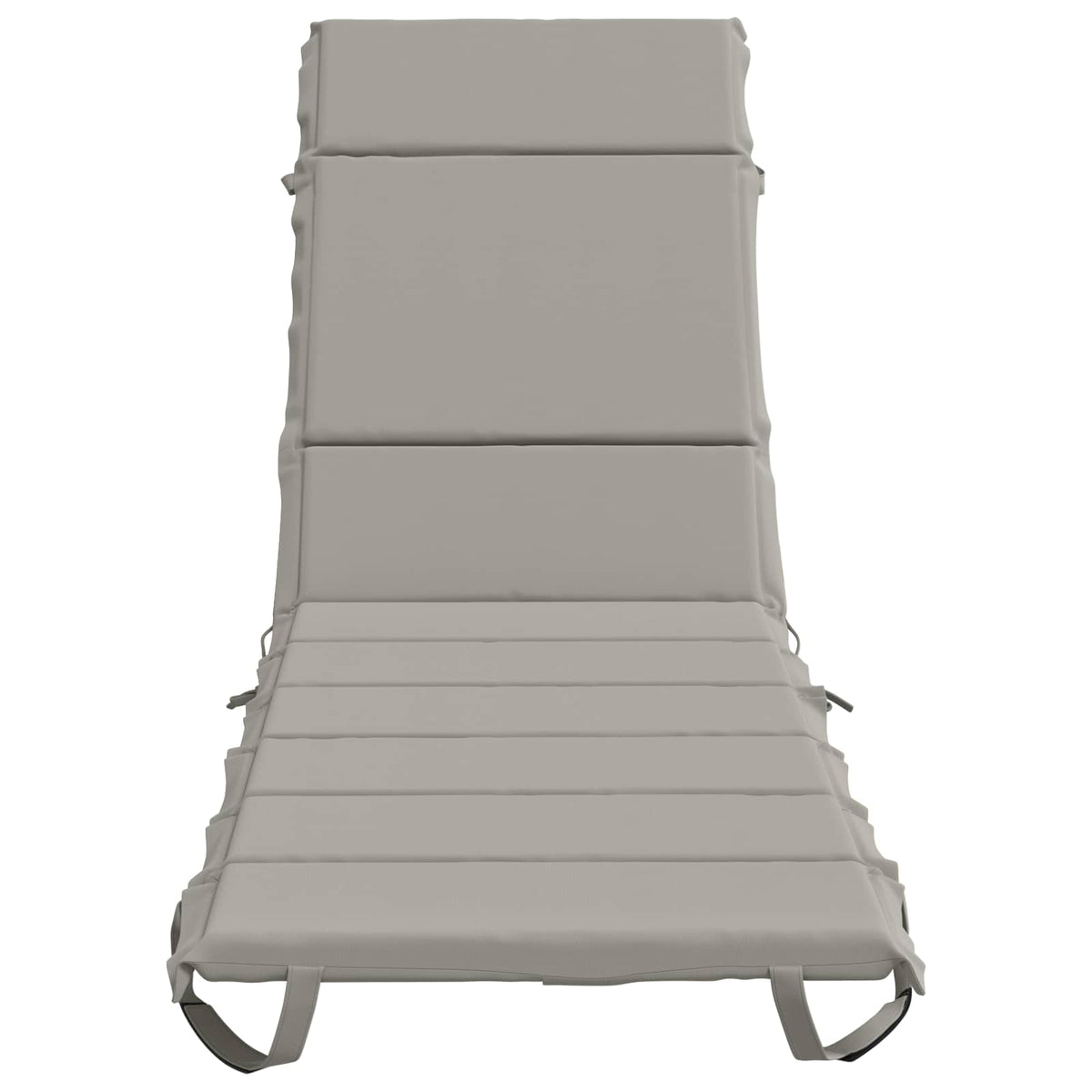 Ligstoel Kussen GEMERT 100% Polyester Grijs 200 x 60 x 3 cm