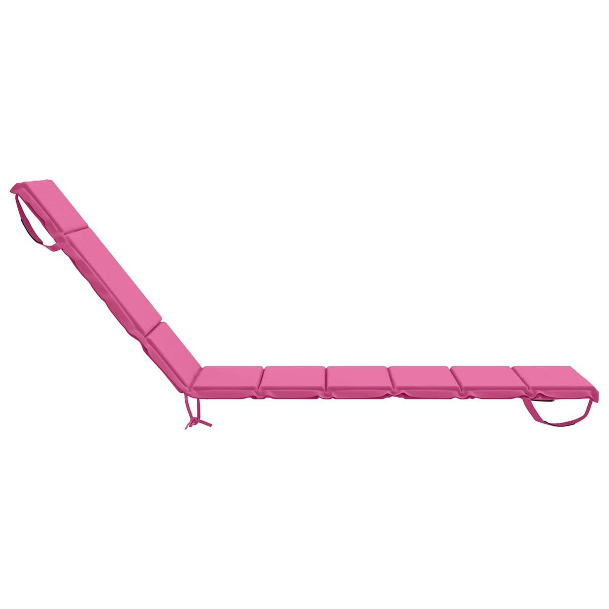 Ligstoel Kussen GEMERT 100% Polyester Roze 200 x 60 x 3 cm
