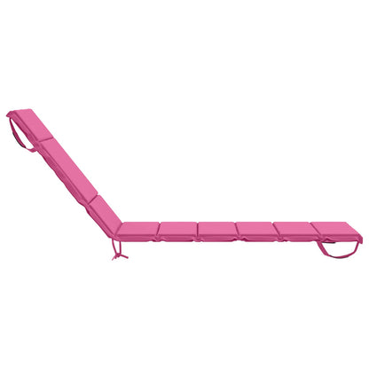 Ligstoel Kussen GEMERT 100% Polyester Roze 200 x 60 x 3 cm