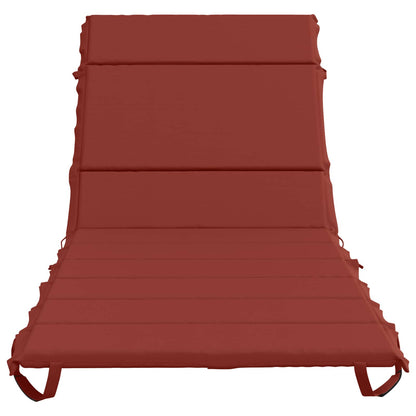 Ligstoel Kussen GEMERT 100% Polyester Rood 200 x 70 x 3 cm