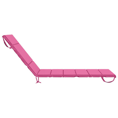 Ligstoel Kussen GEMERT 100% Polyester Roze 200 x 70 x 3 cm