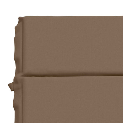 Ligstoel Kussen GEMERT 100% Polyester Taupe 200 x 80 x 3 cm