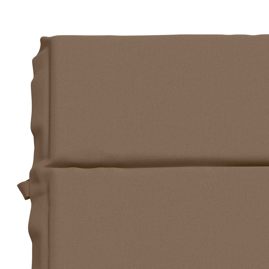 Ligstoel Kussen GEMERT 100% Polyester Taupe 200 x 80 x 3 cm