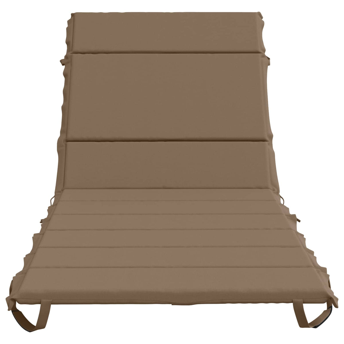 Ligstoel Kussen GEMERT 100% Polyester Taupe 200 x 80 x 3 cm