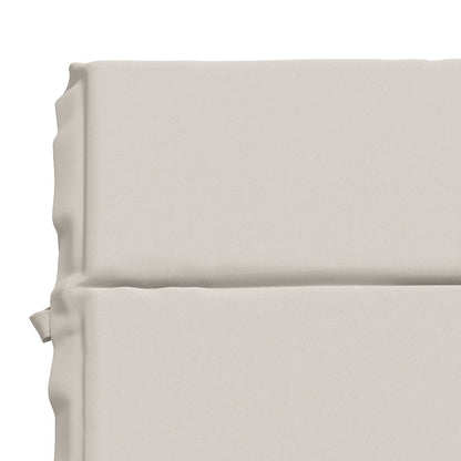 Ligstoel Kussen GEMERT 100% Polyester Wit 200 x 80 x 3 cm