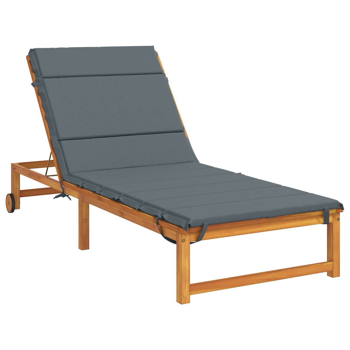 Ligstoel Kussen GEMERT 100% Polyester Blauw 200 x 80 x 3 cm