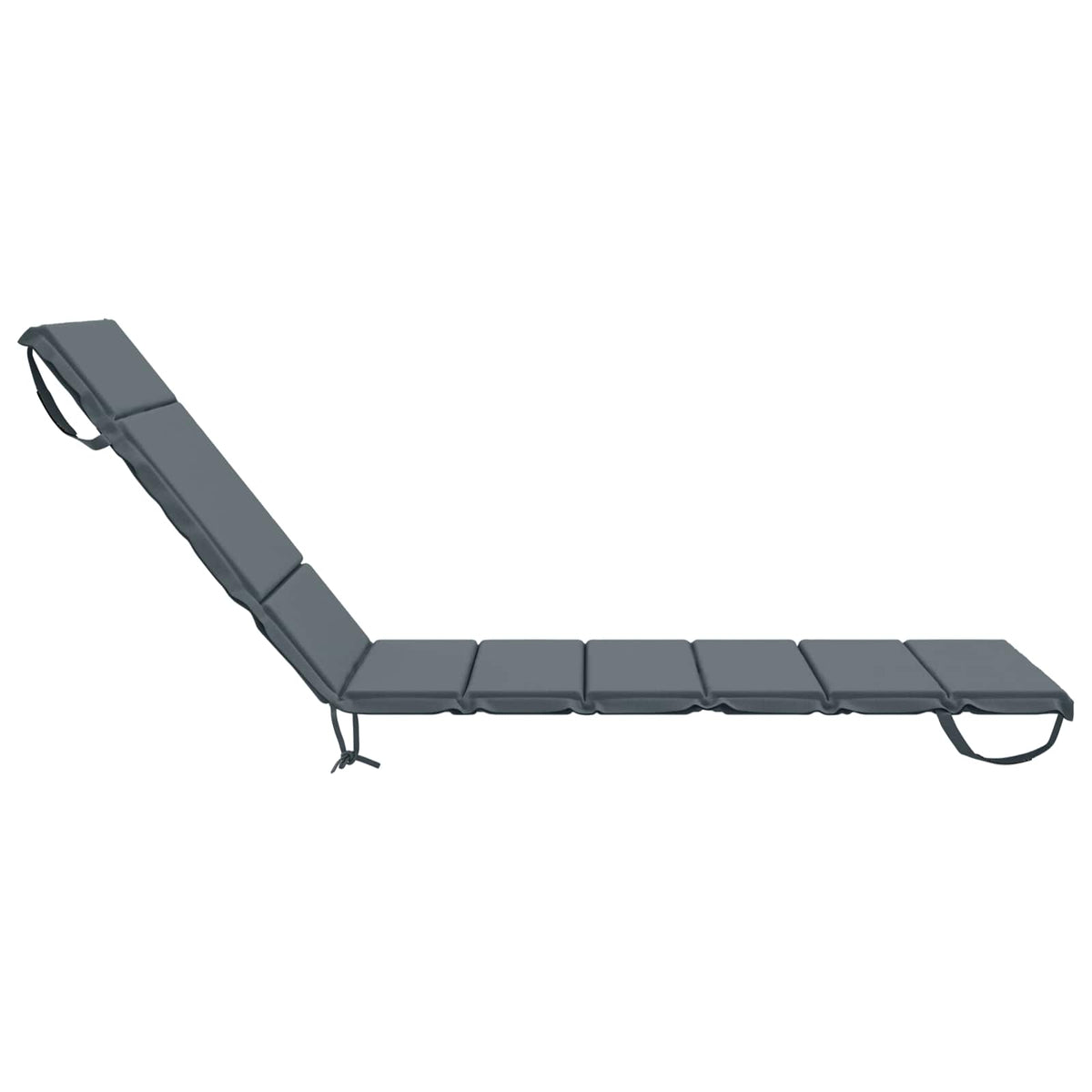 Ligstoel Kussen GEMERT 100% Polyester Blauw 200 x 80 x 3 cm