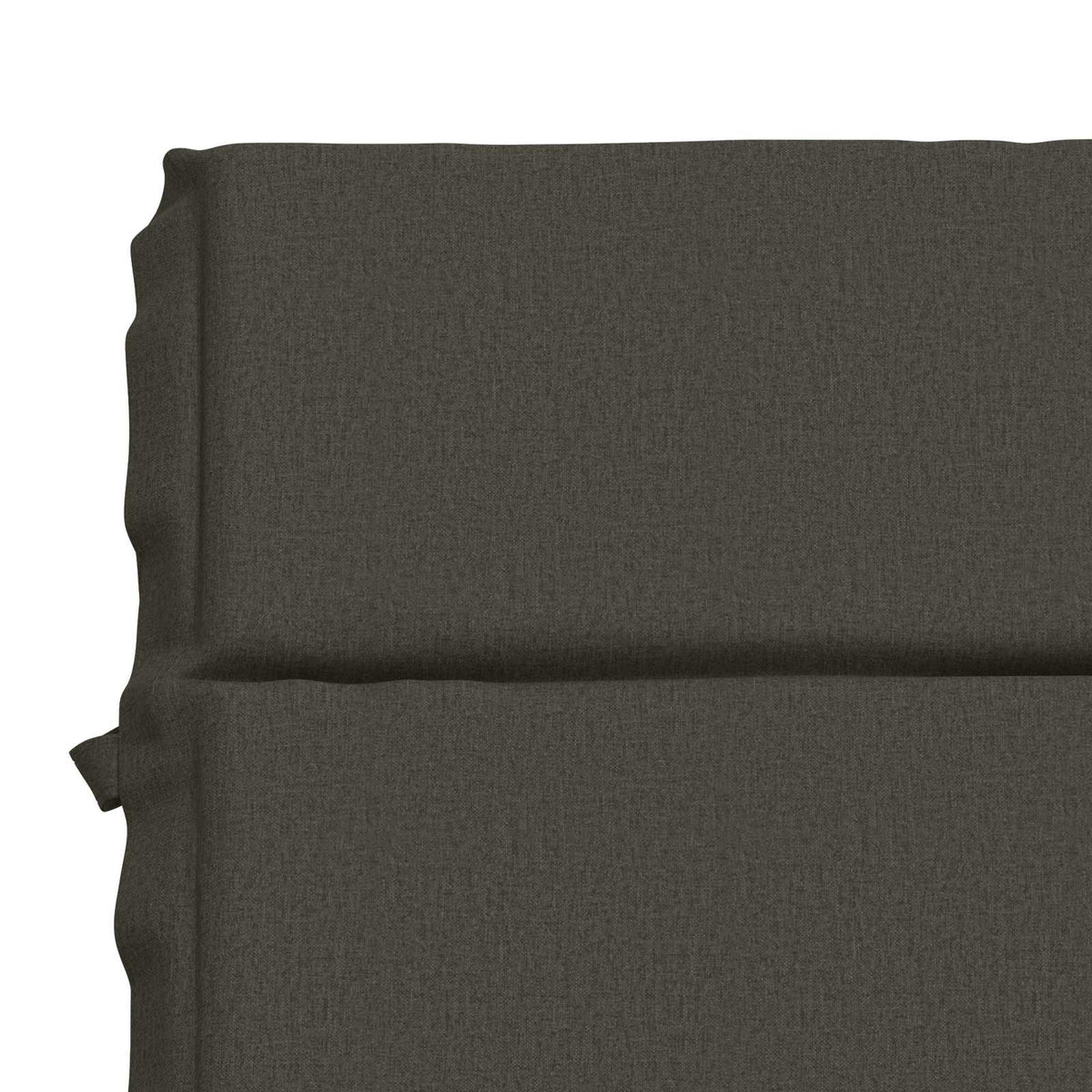 Ligstoel Kussen GEMERT 100% Polyester Antraciet 200 x 80 x 3 cm