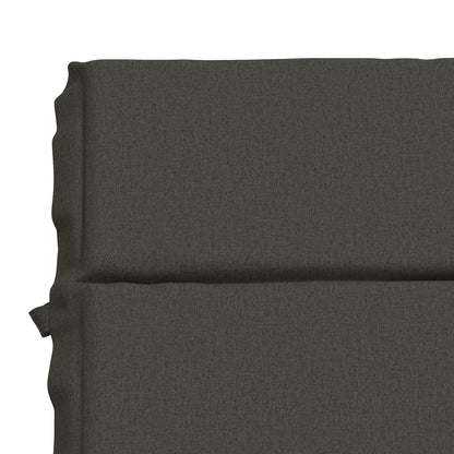 Ligstoel Kussen GEMERT 100% Polyester Antraciet 200 x 80 x 3 cm
