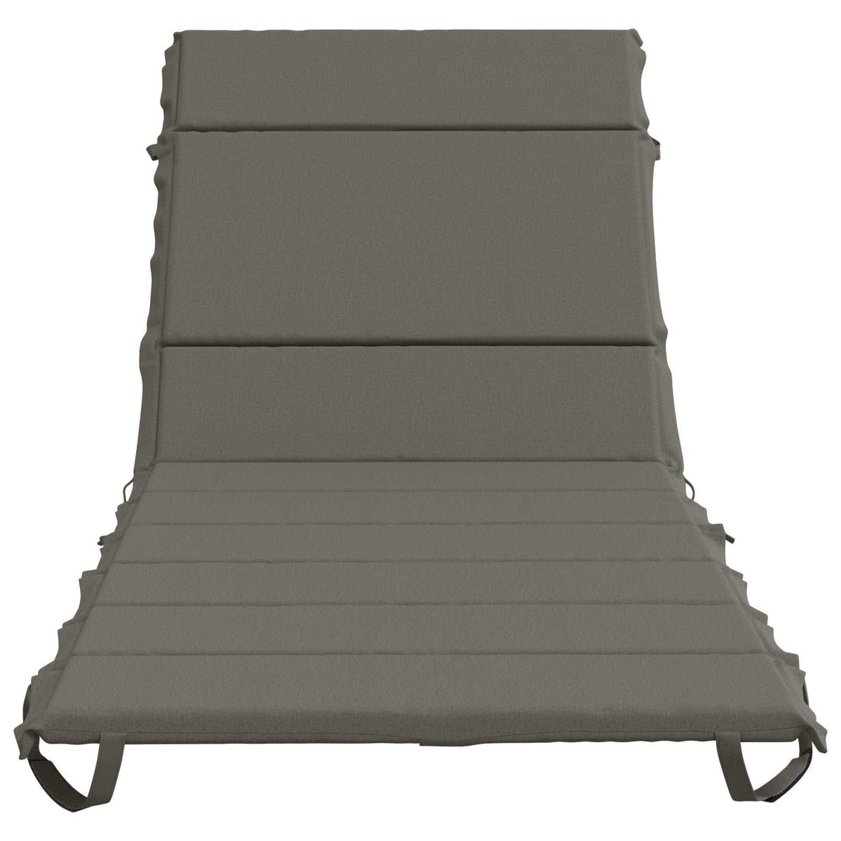 Ligstoel Kussen GEMERT 100% Polyester Grijs 200 x 80 x 3 cm
