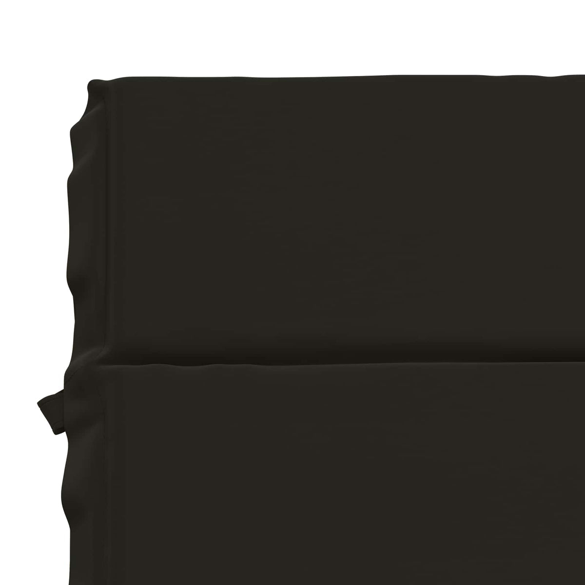 Ligstoel Kussen GEMERT 100% Polyester Zwart 200 x 80 x 3 cm