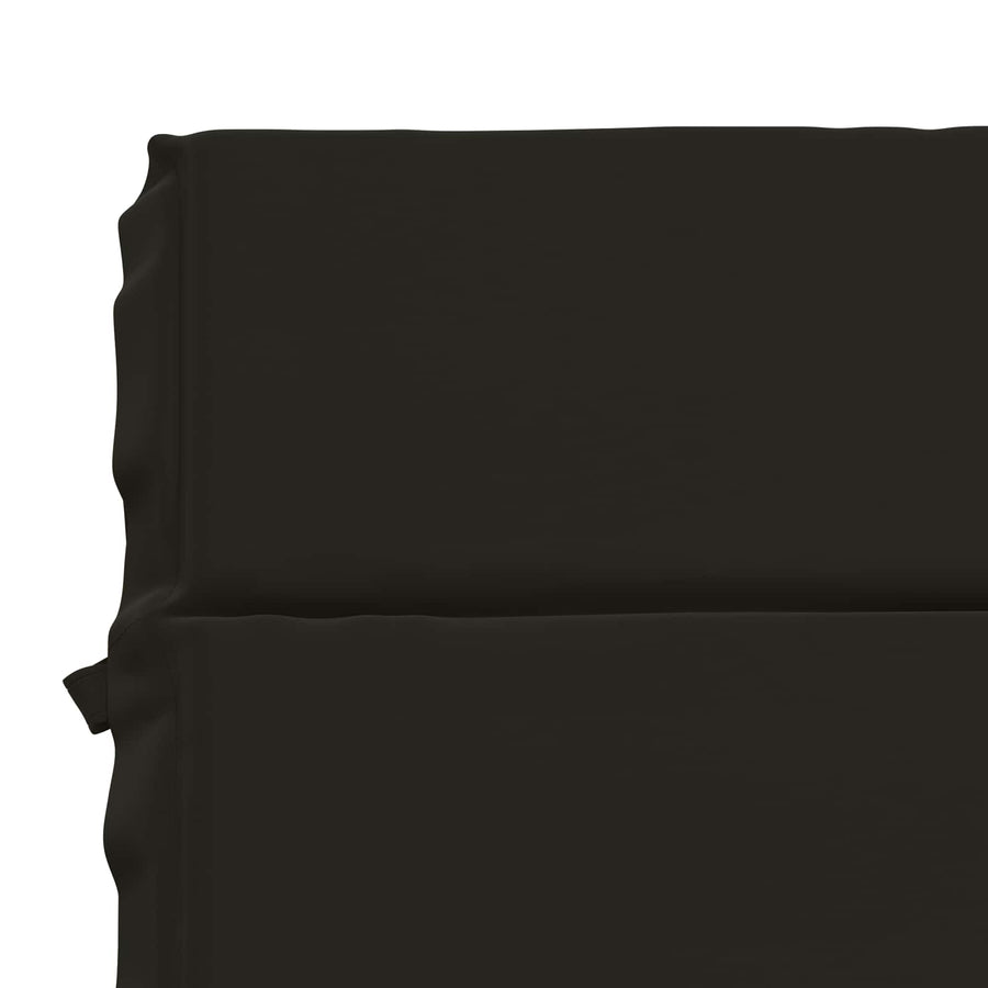Ligstoel Kussen GEMERT 100% Polyester Zwart 200 x 80 x 3 cm