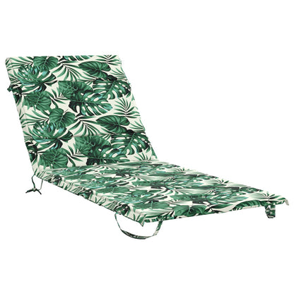Ligstoel Kussen GEMERT 100% Polyester Bladpatroon