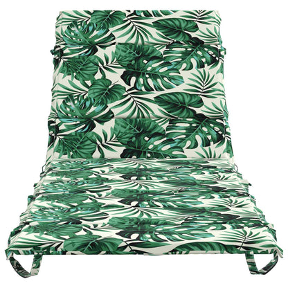 Ligstoel Kussen GEMERT 100% Polyester Bladpatroon