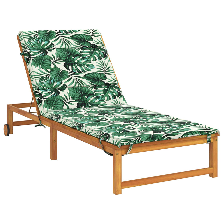 Ligstoel Kussen GEMERT 100% Polyester Bladpatroon