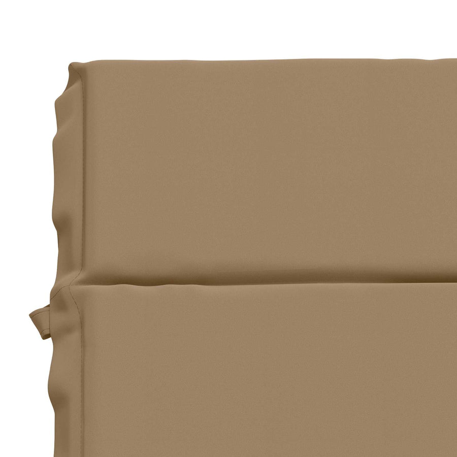 Ligstoel Kussen GEMERT 100% Polyester Taupe 200 x 80 x 3 cm