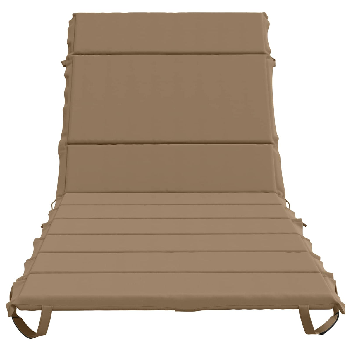 Ligstoel Kussen GEMERT 100% Polyester Taupe 200 x 80 x 3 cm