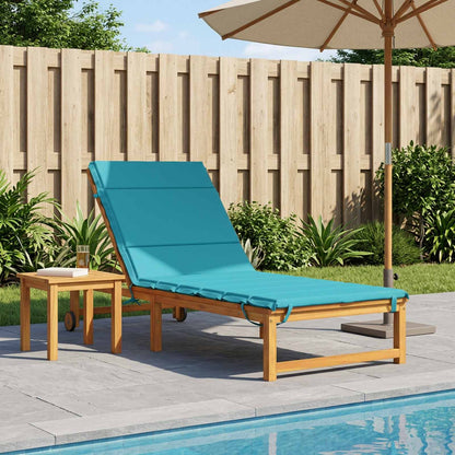 Ligstoel Kussen GEMERT 100% Polyester Turquoise 200 x 70 x 3 cm