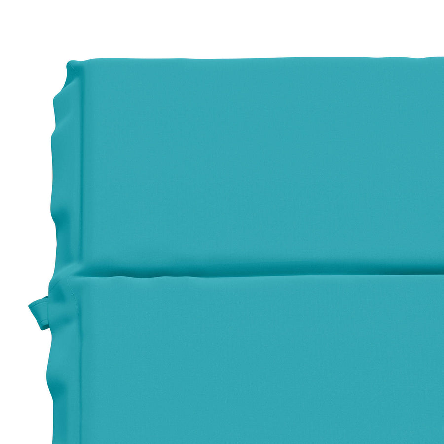 Ligstoel Kussen GEMERT 100% Polyester Turquoise 200 x 80 x 3 cm
