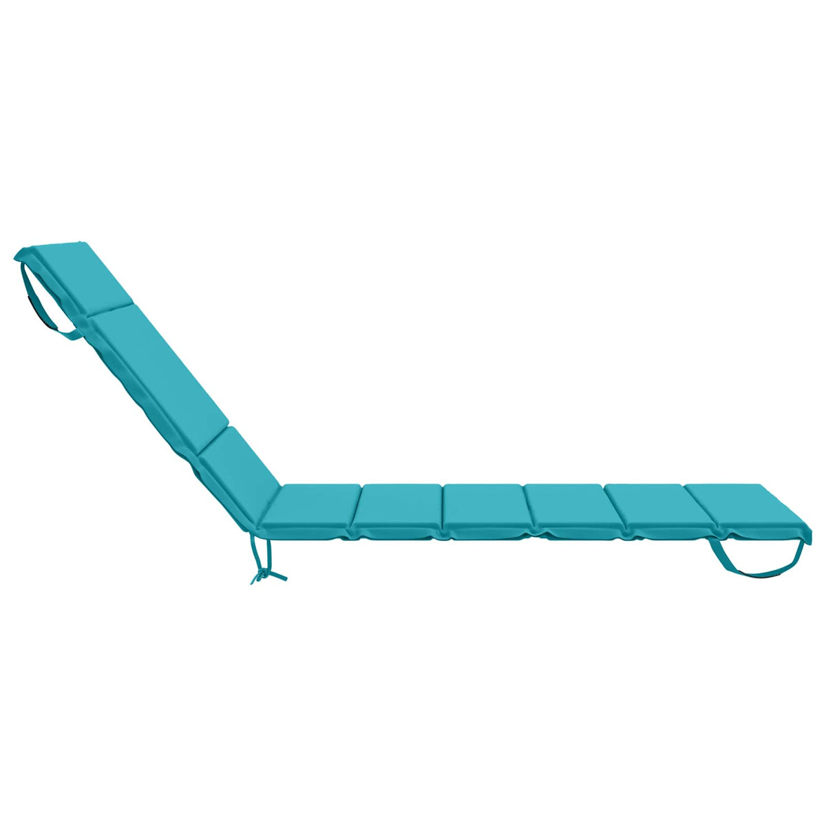 Ligstoel Kussen GEMERT 100% Polyester Turquoise 200 x 80 x 3 cm