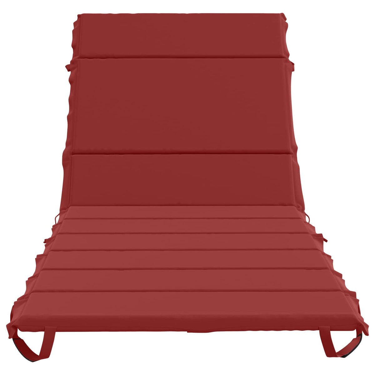 Ligstoel Kussen GEMERT 100% Polyester Wijnrood 200 x 80 x 3 cm