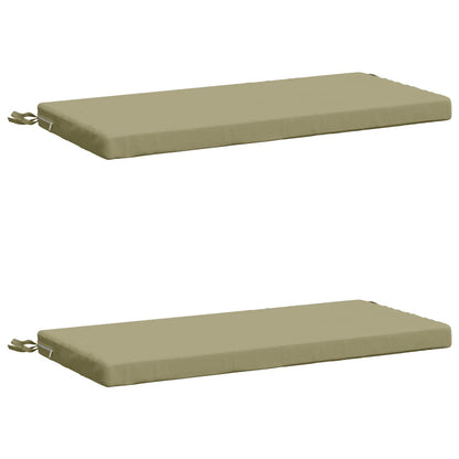 2-delige Bankkussens SOEST 2 st 100% Polyester Lichtgroen