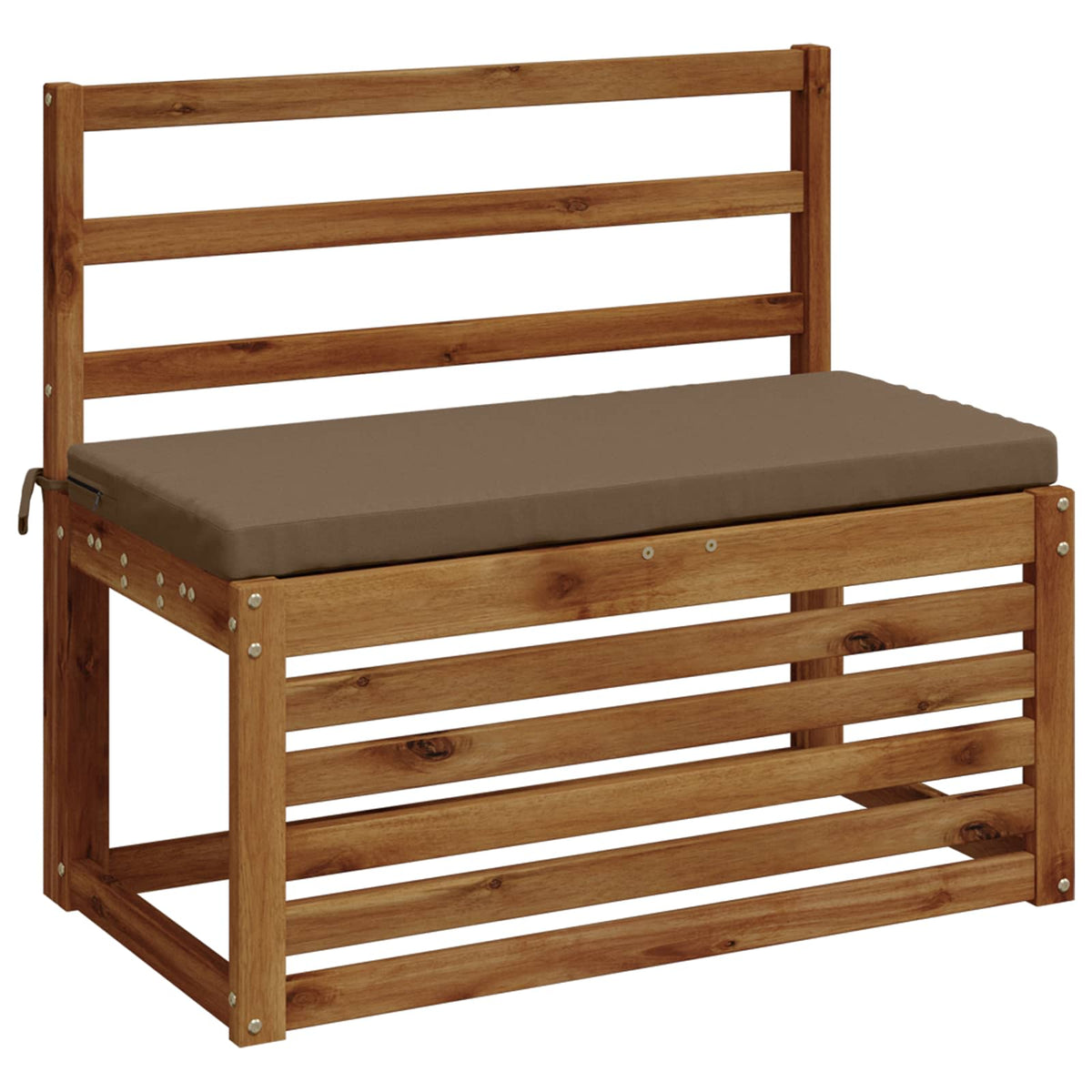 Bankkussen SOEST 100% Polyester Taupe 60 x 40 x 5 cm