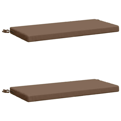 2-delige Bankkussens SOEST 2 st 100% Polyester Taupe