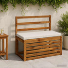 Bankkussen 80x40x5 cm polyester wit