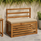 Bankkussen 80x40x5 cm polyester zand