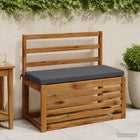 Bankkussens 2 stuks antraciet polyester