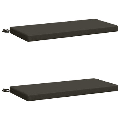 2-delige Bankkussens SOEST 2 st 100% Polyester Antraciet